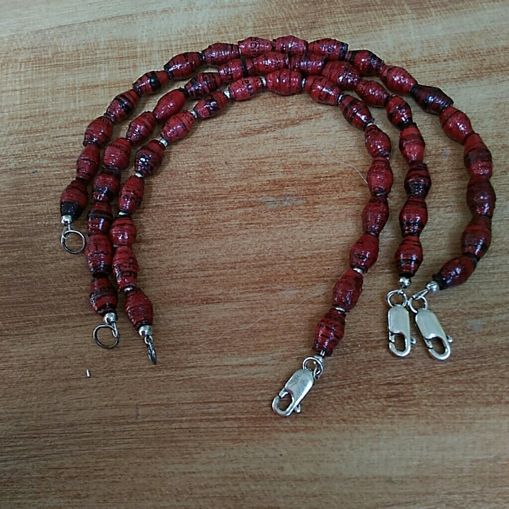 Recycled paper bracelets (3)